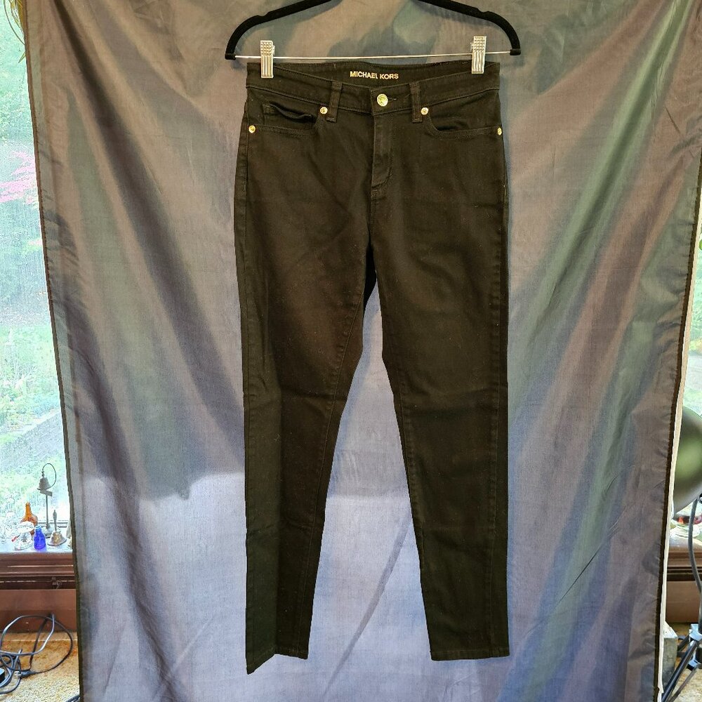Michael Kors black "Izzy Skinny" Jeans. Size 6